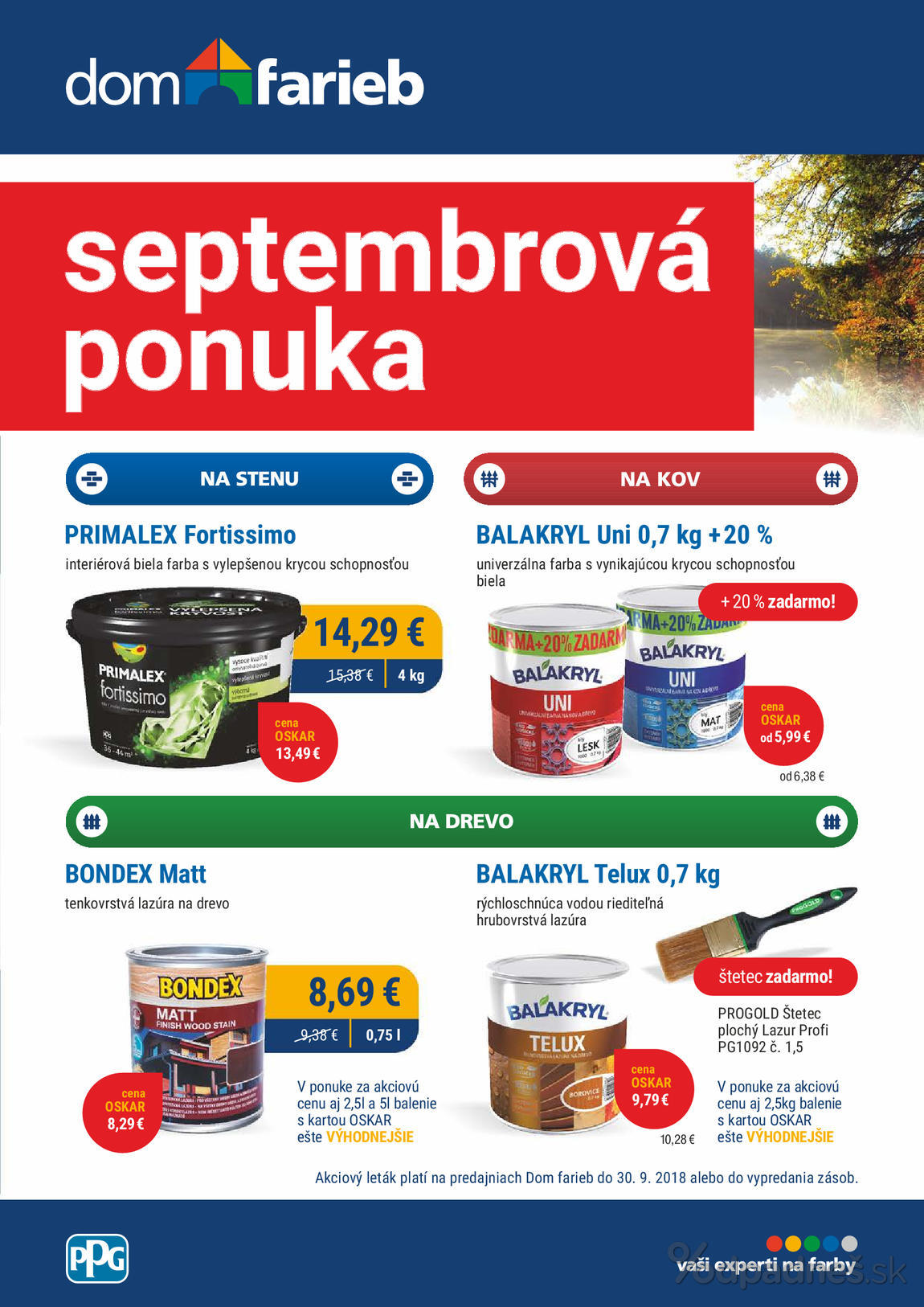 1. stránka Dom farieb letáku