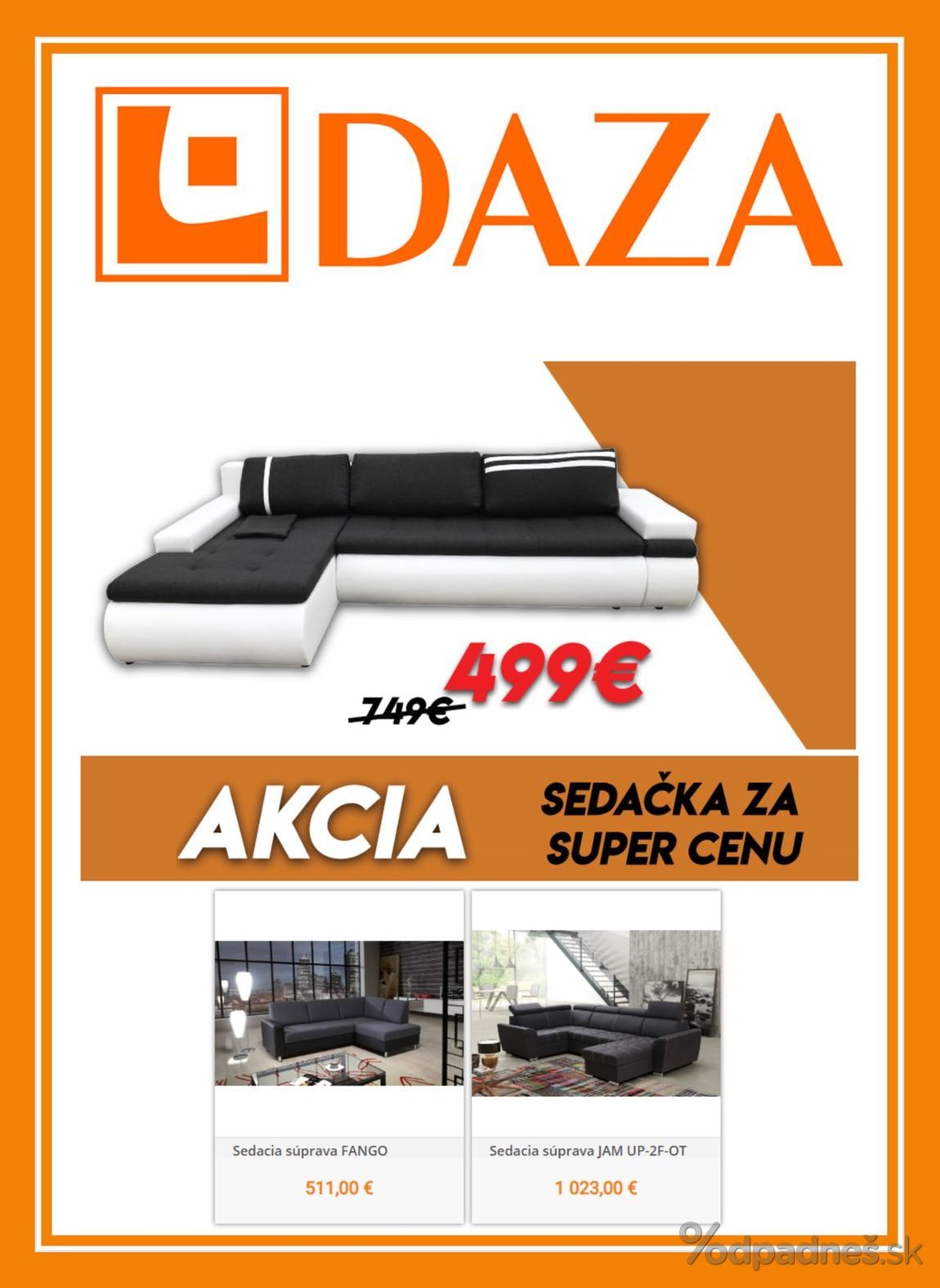 1. stránka DAZA letáku