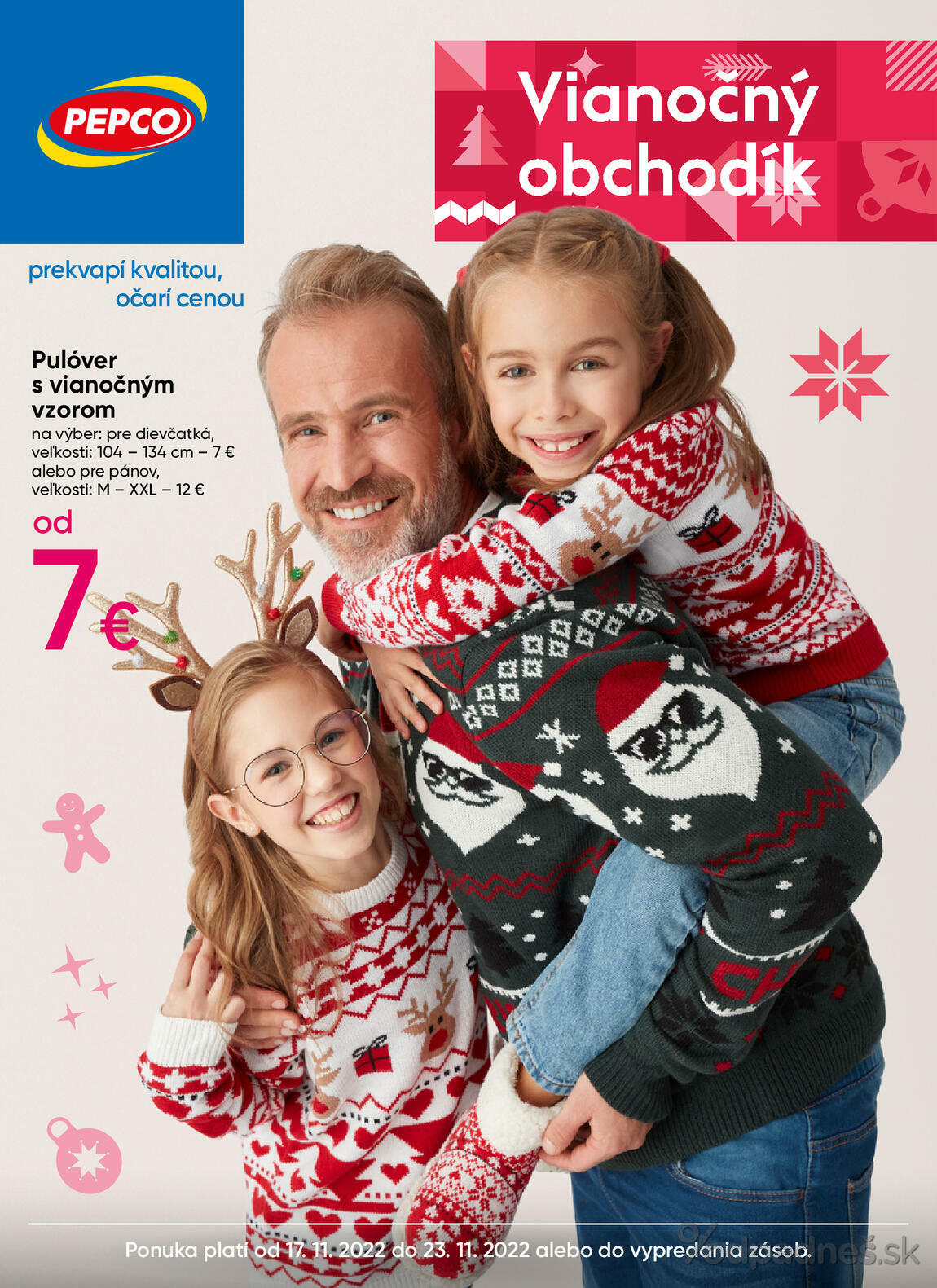 1. stránka Pepco letáku