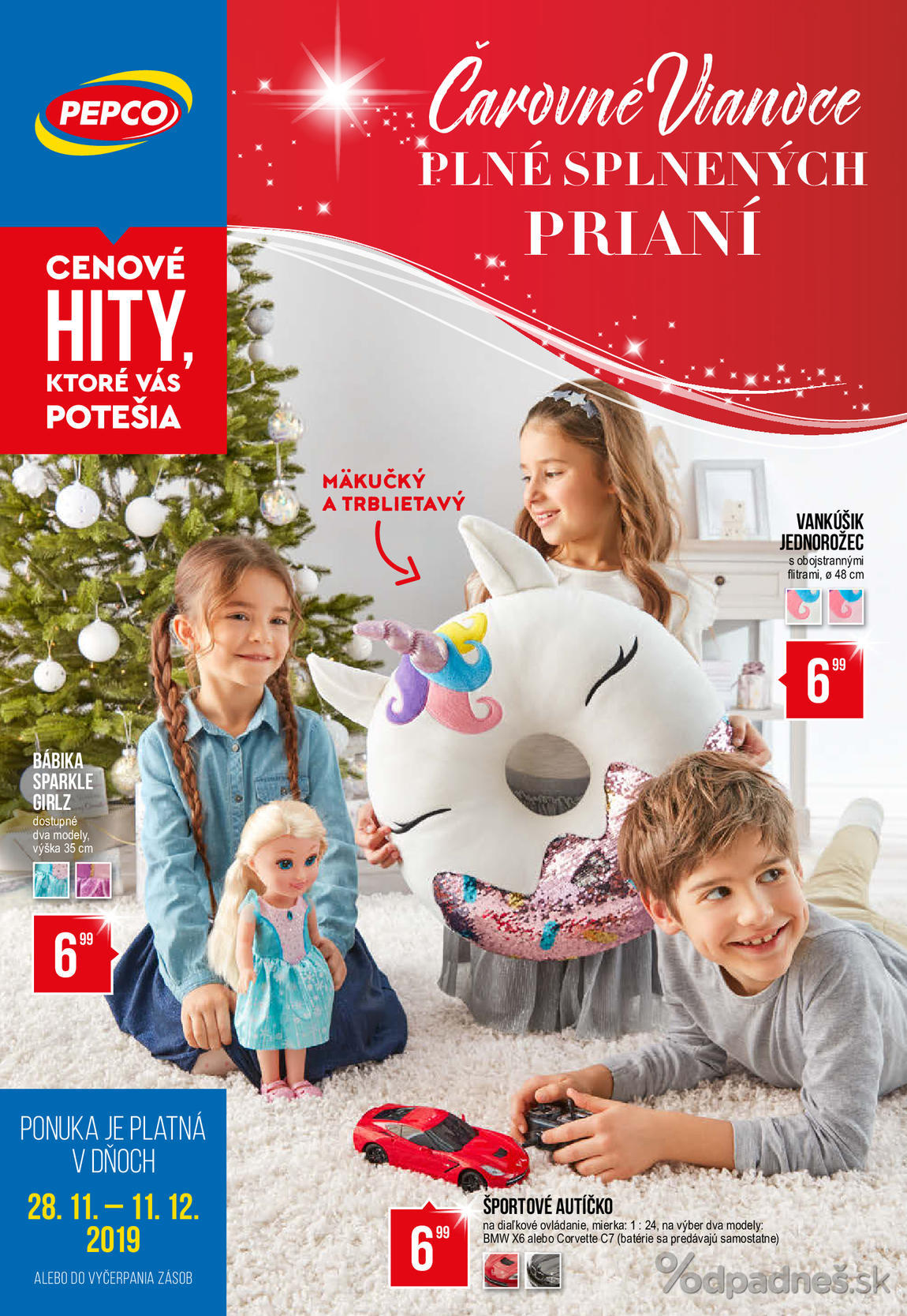 1. stránka Pepco letáku