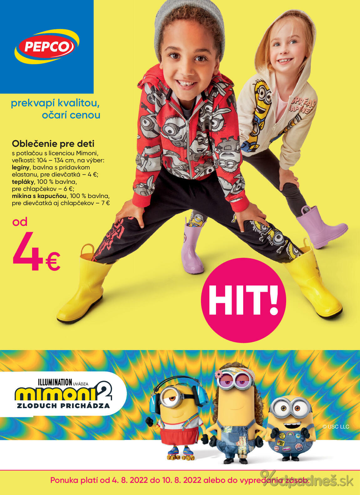 1. stránka Pepco letáku