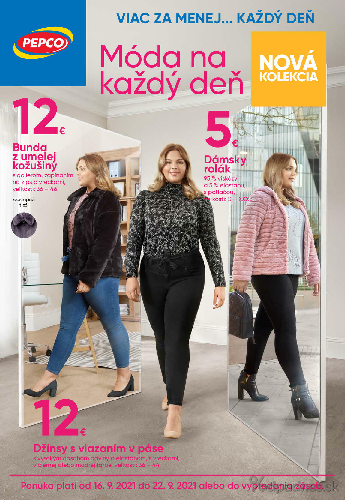 1. stránka Pepco letáku