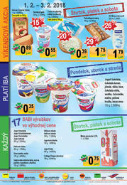 2. stránka Milk agro letáku