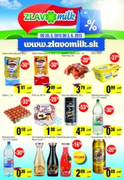 2. stránka Milk agro letáku