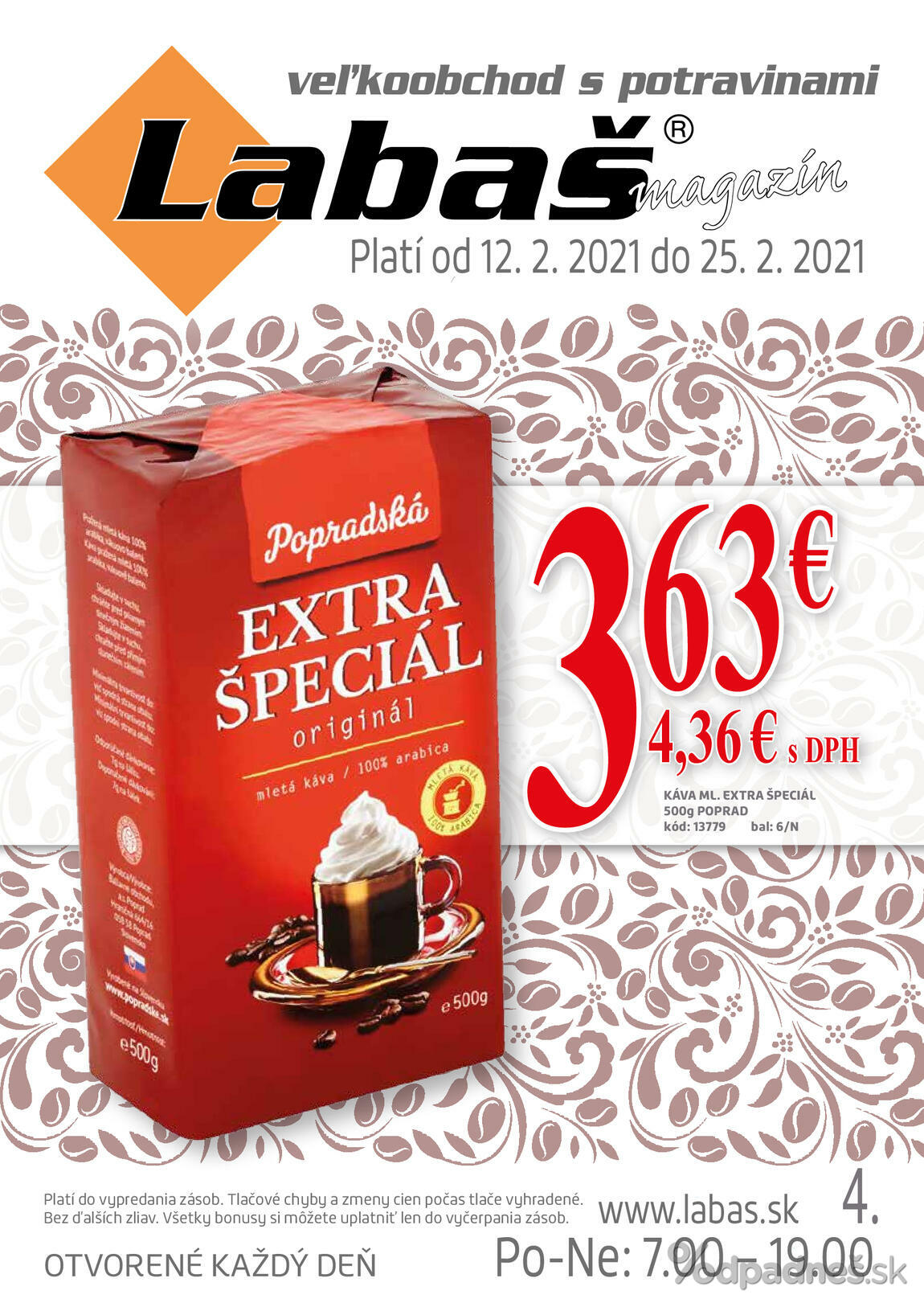 1. stránka Labaš letáku