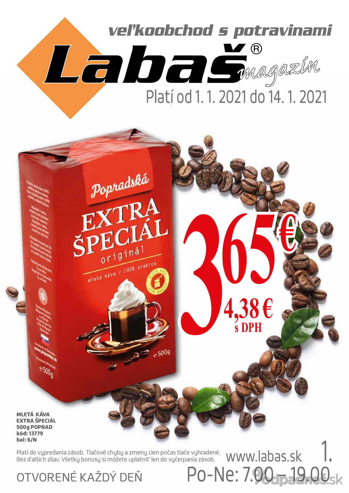 1. stránka Labaš letáku