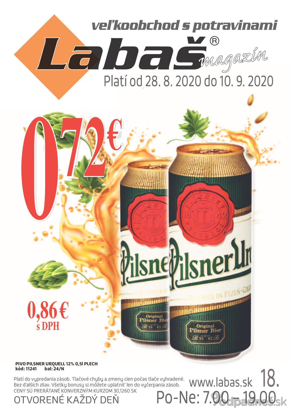 1. stránka Labaš letáku