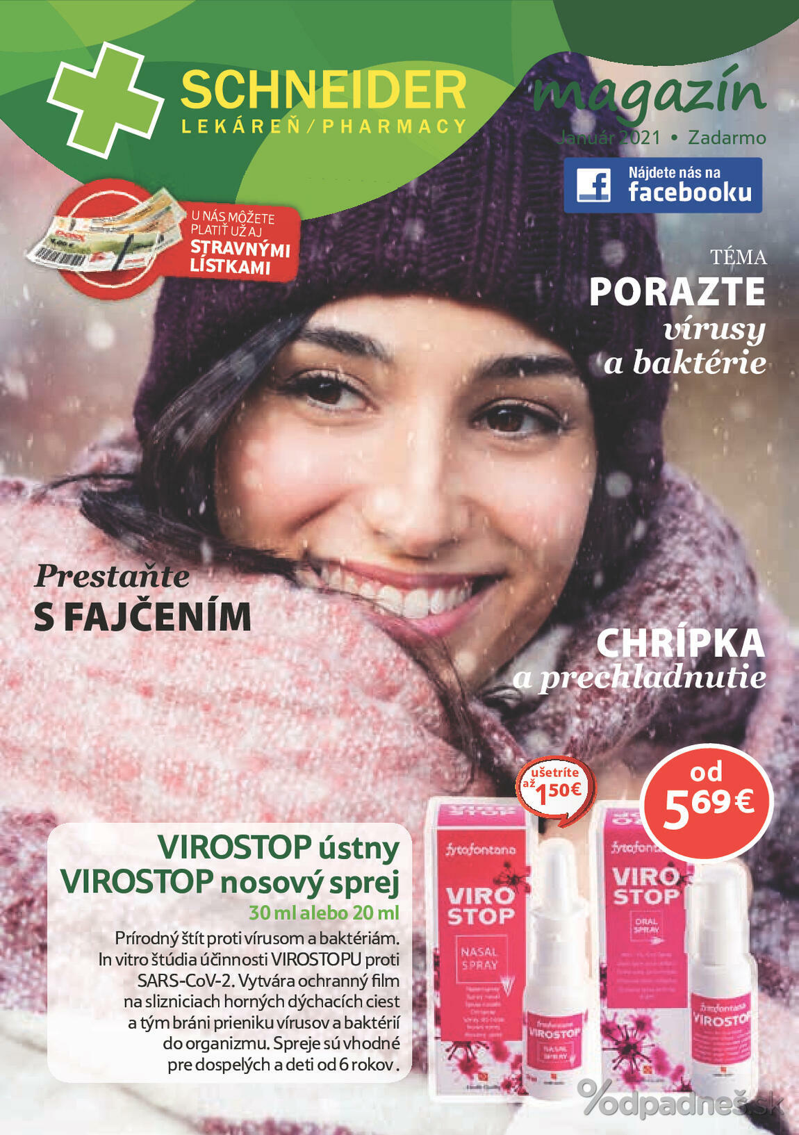 1. stránka Lekáreň Schneider letáku