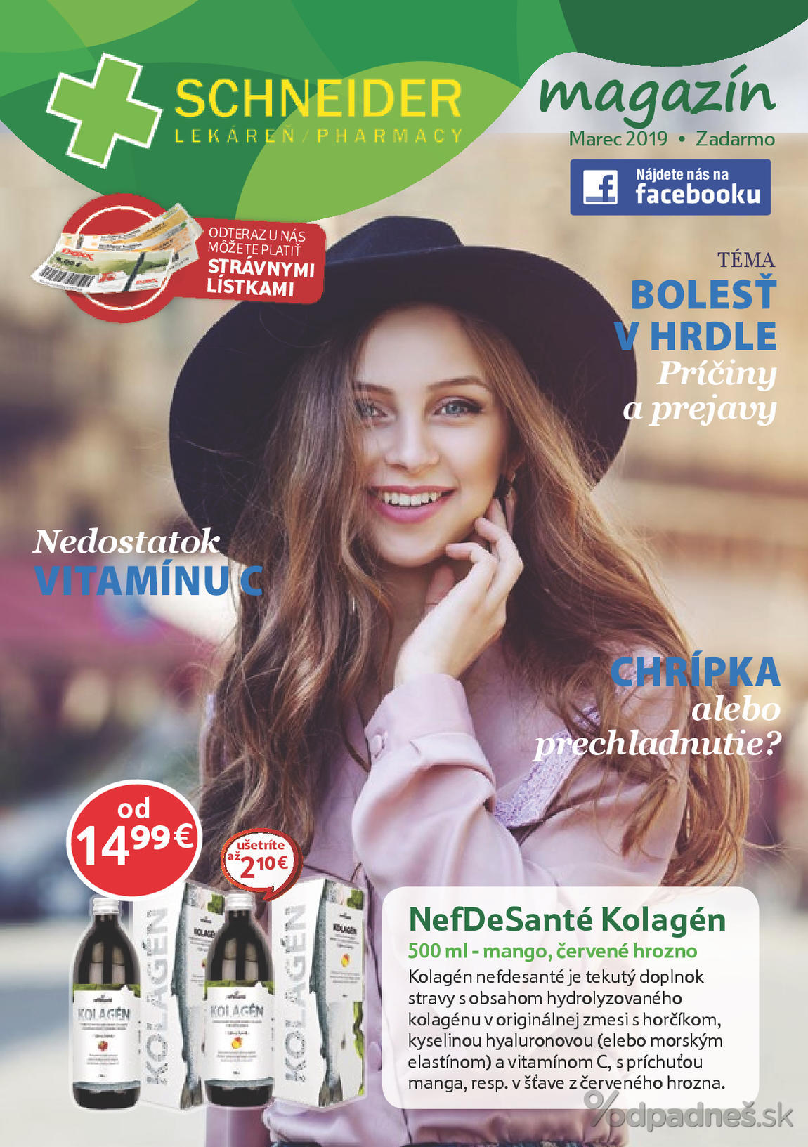 1. stránka Lekáreň Schneider letáku