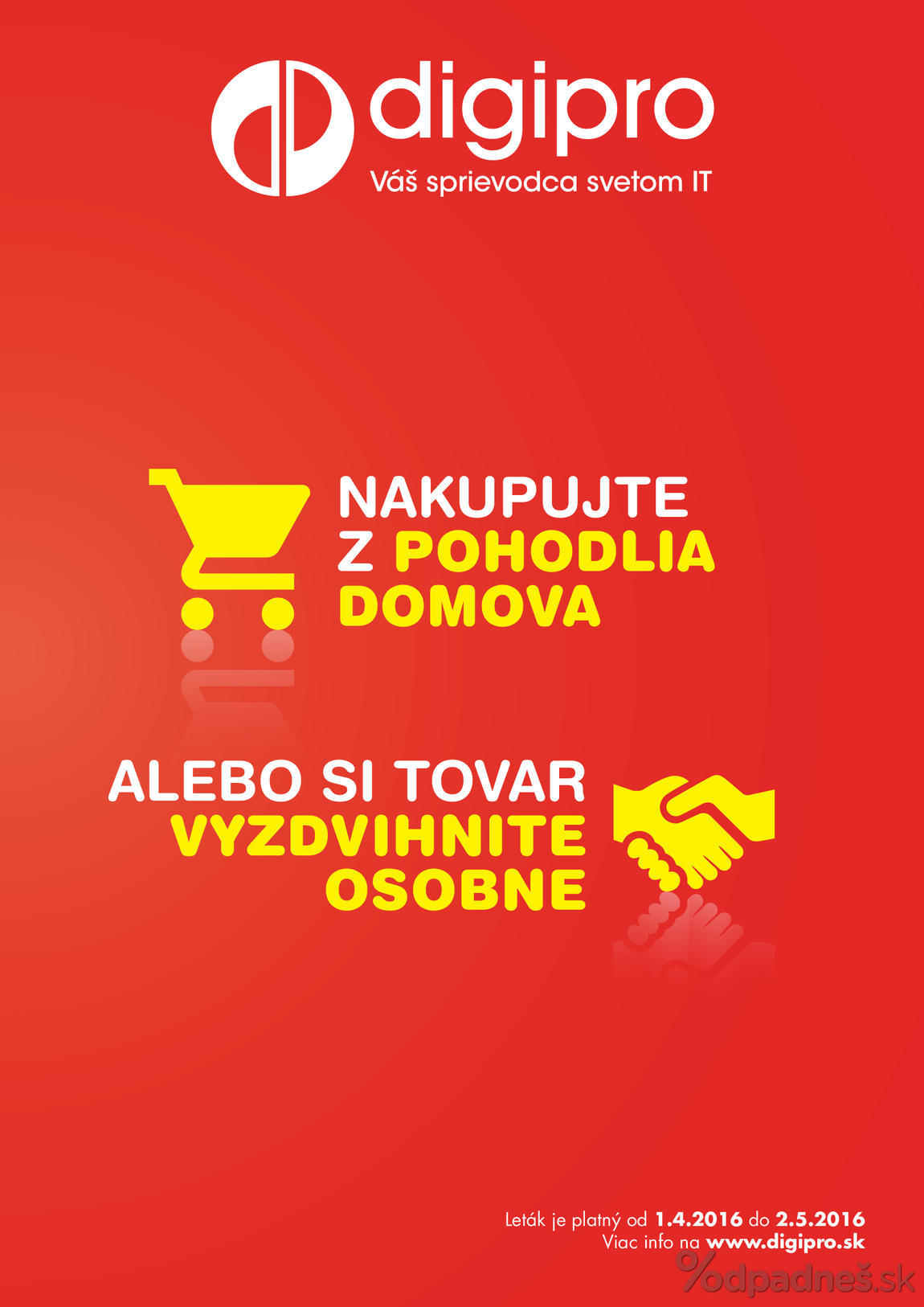 1. stránka DigiPro.sk letáku