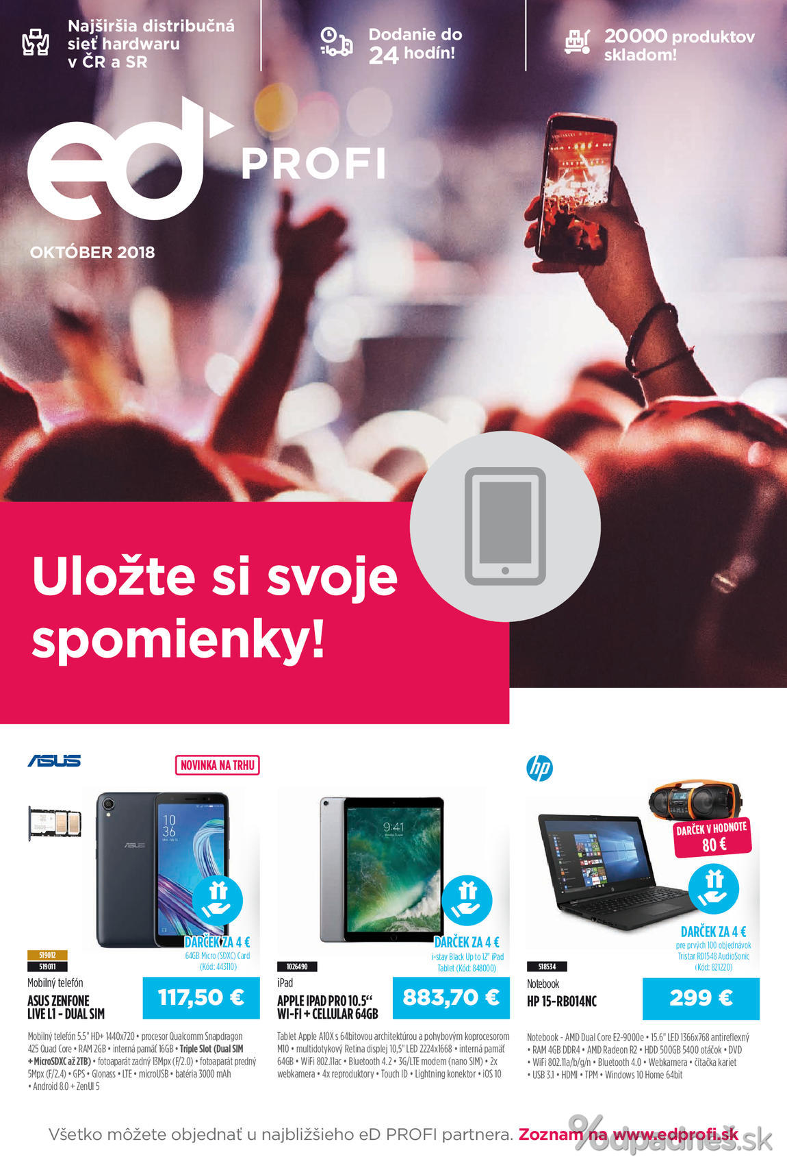 1. stránka DigiPro.sk letáku