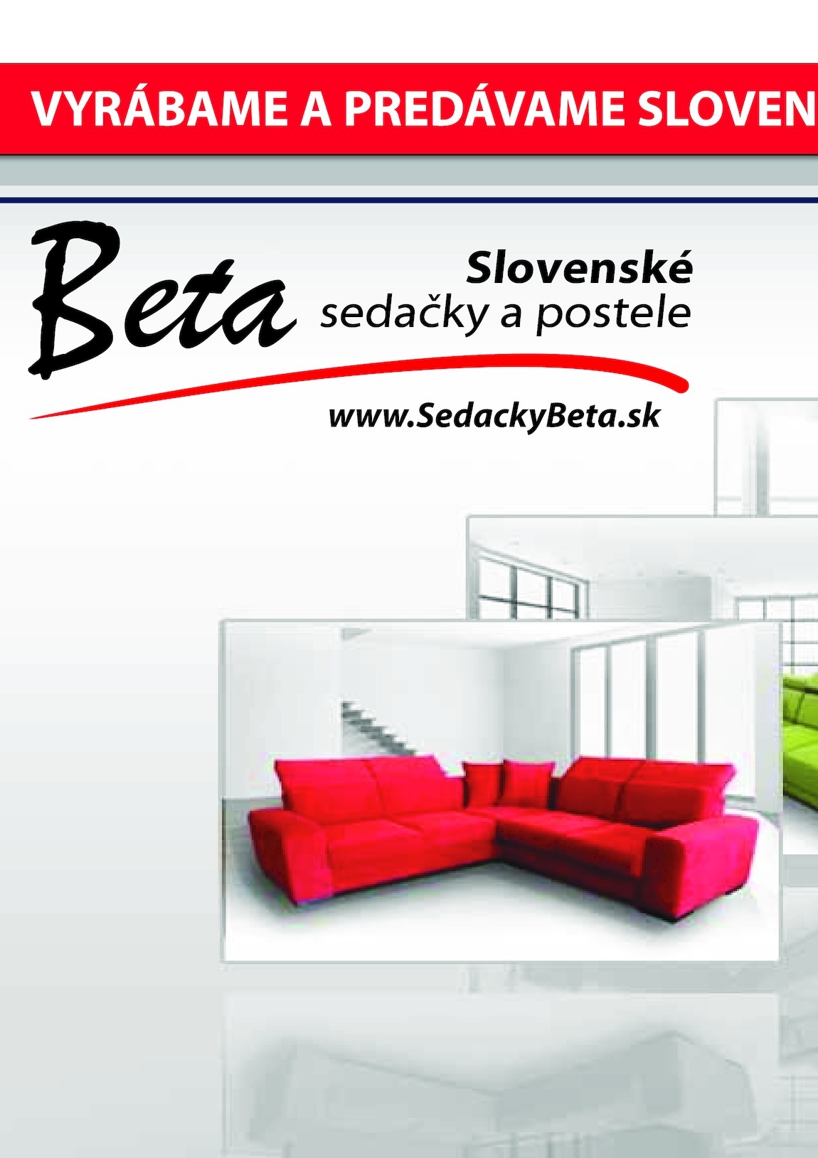 1. stránka BETA Trenčín letáku