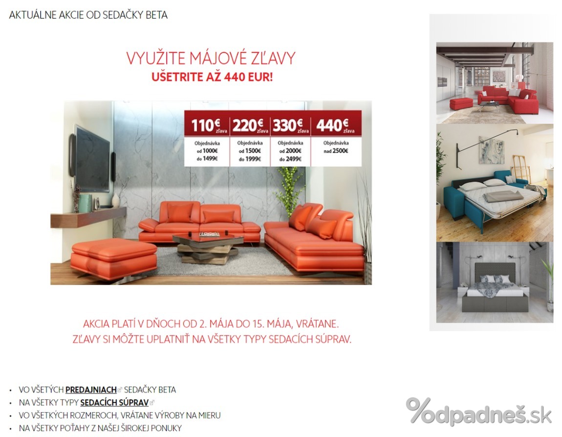 1. stránka BETA Trenčín letáku