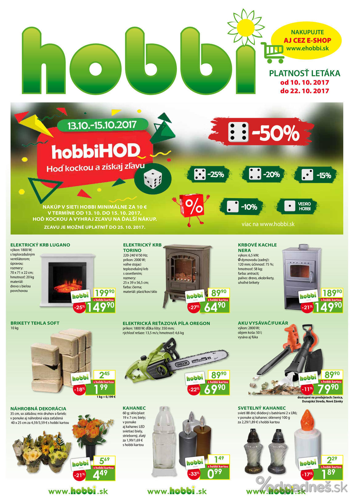 1. stránka Hobbi letáku