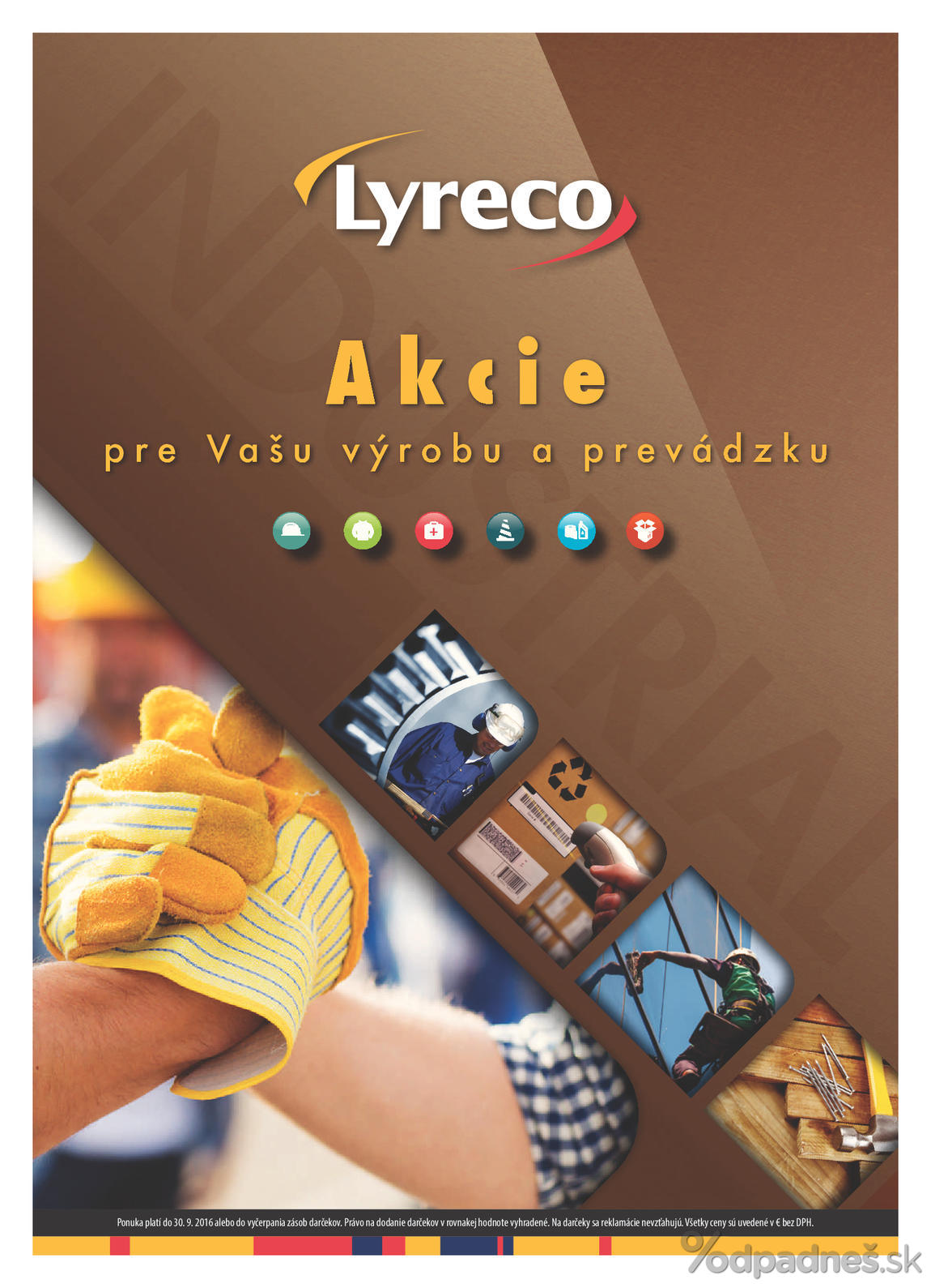 1. stránka Lyreco letáku