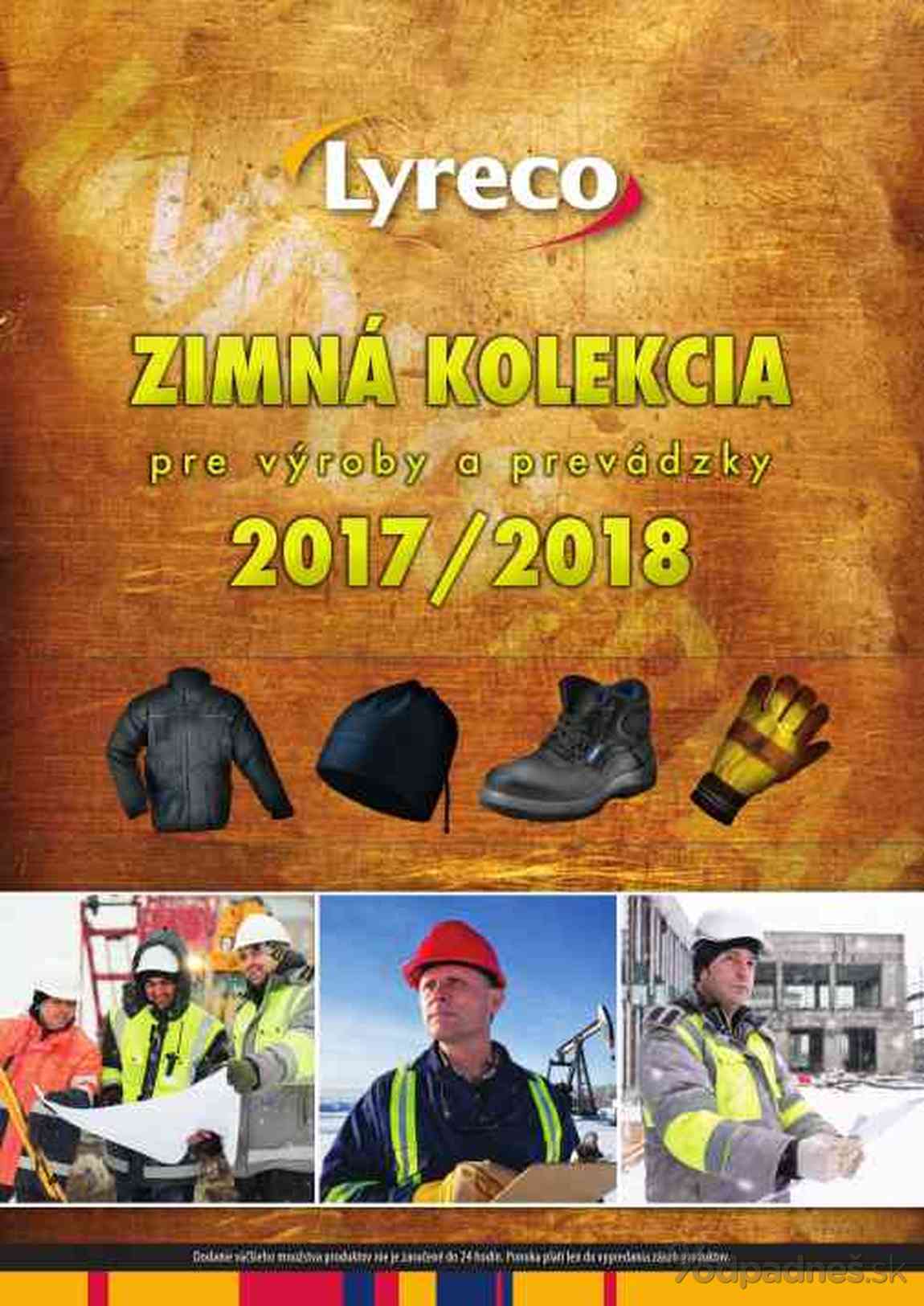 1. stránka Lyreco letáku