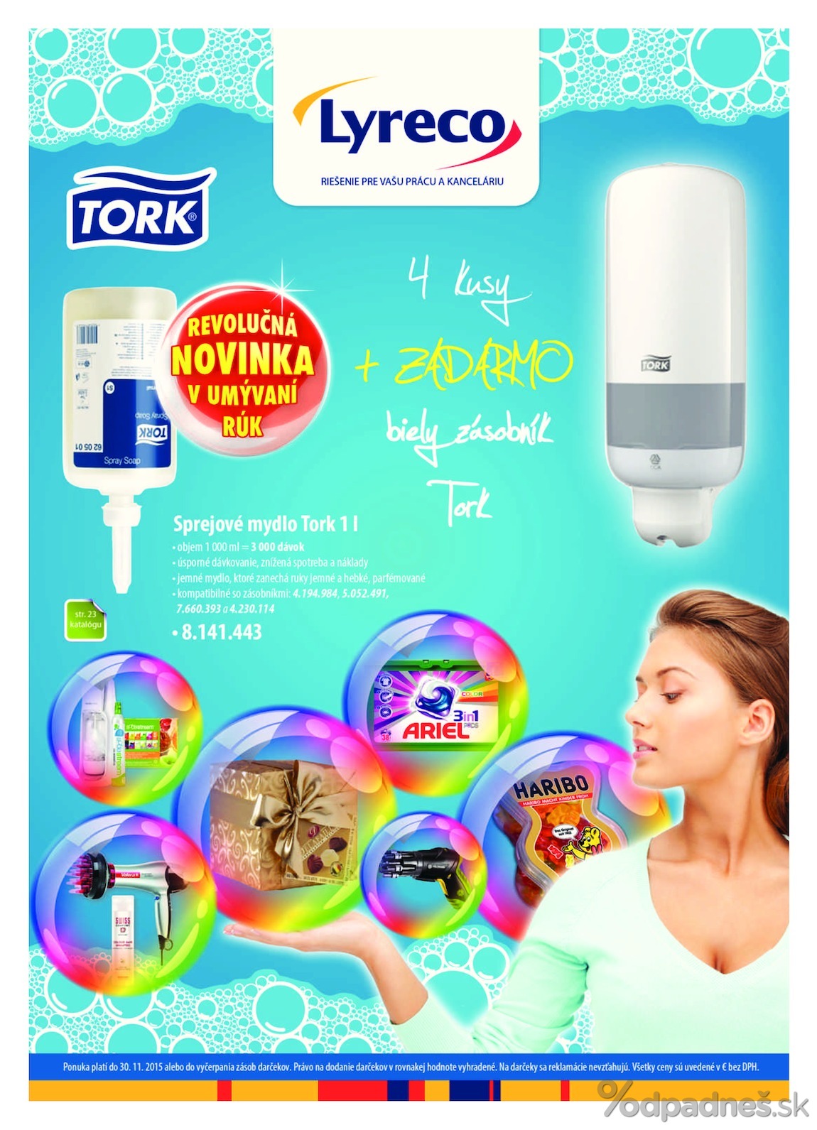 1. stránka Lyreco letáku