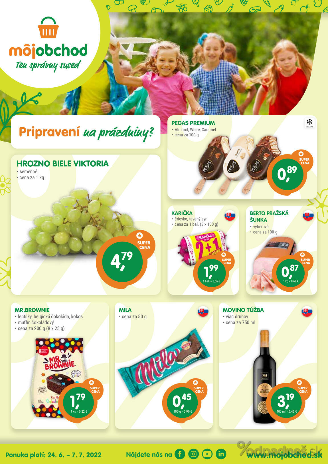 1. stránka Môjobchod letáku