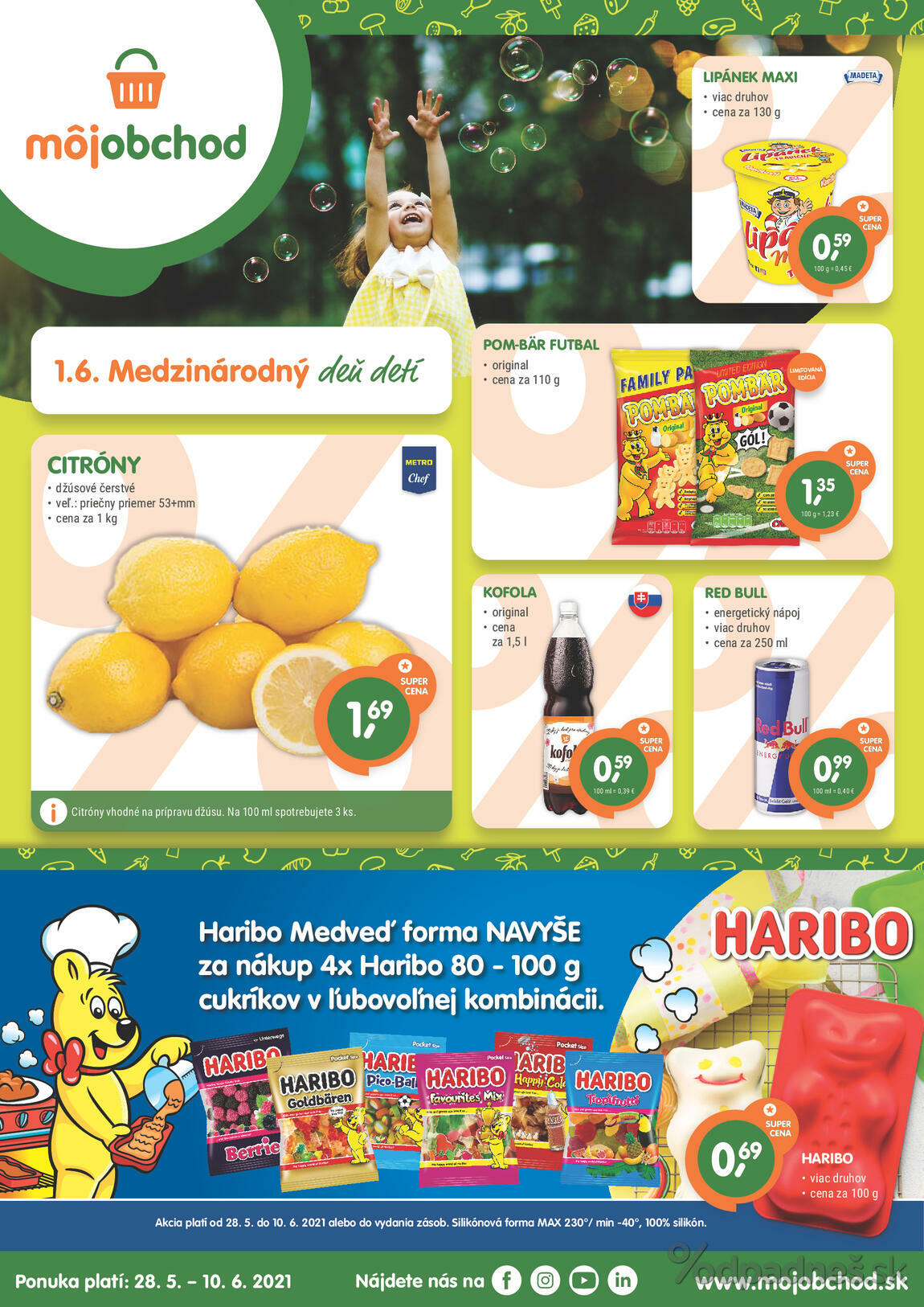 1. stránka Môjobchod letáku
