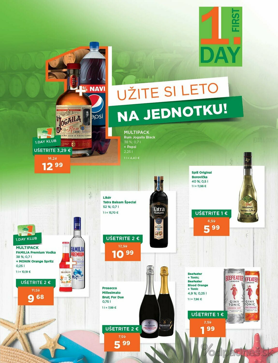 1. stránka 1day.sk letáku