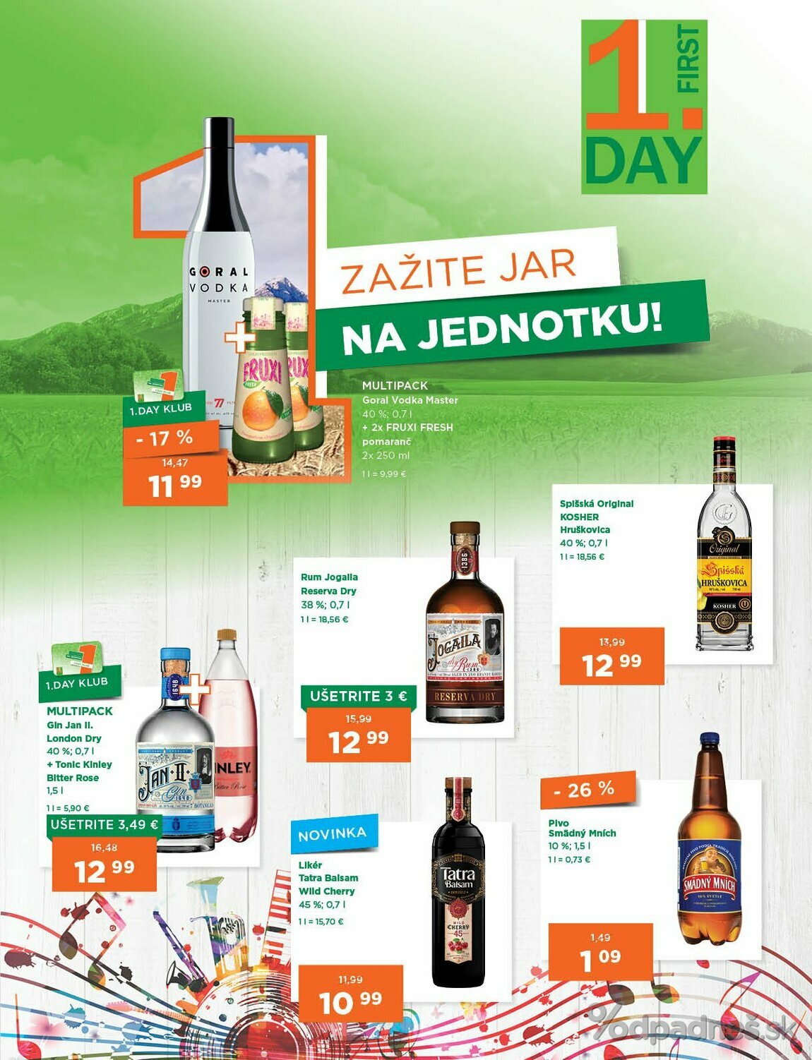 1. stránka 1day.sk letáku