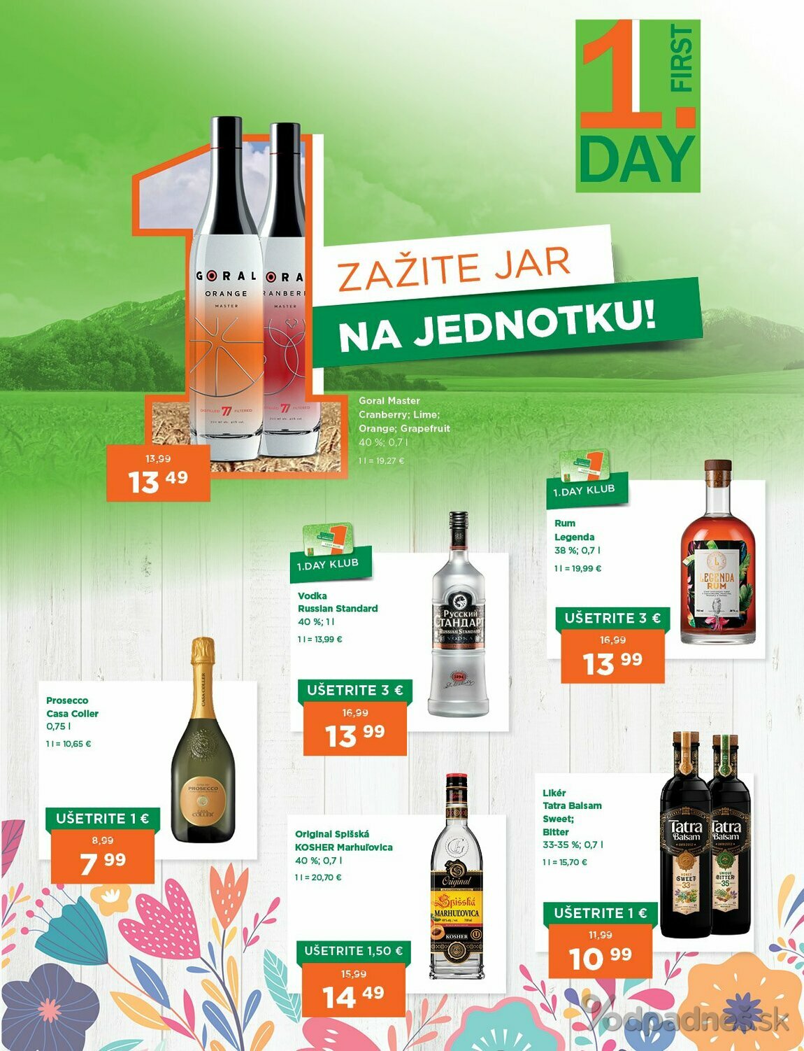 1. stránka 1day.sk letáku
