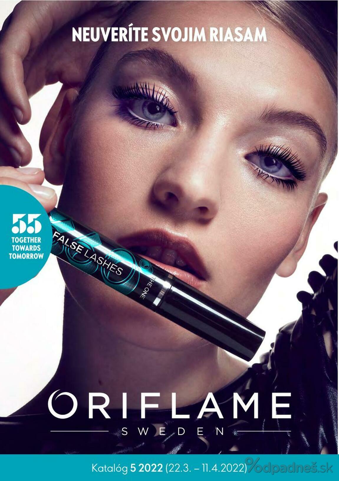 1. stránka Oriflame letáku