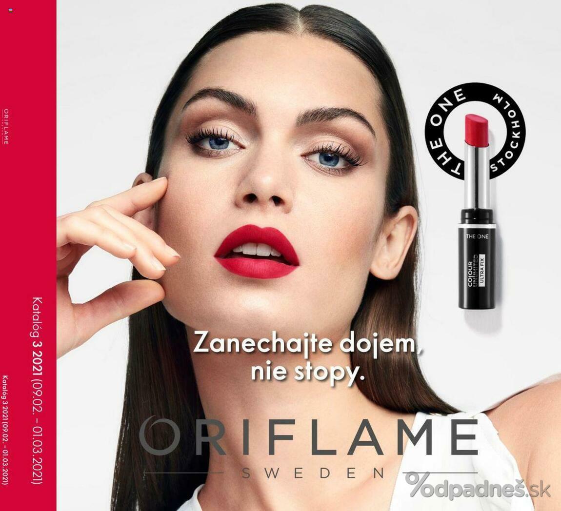 1. stránka Oriflame letáku