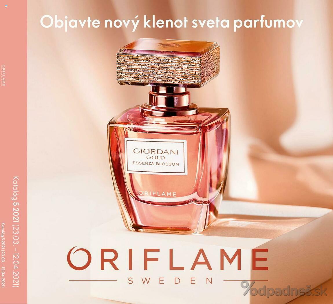 1. stránka Oriflame letáku