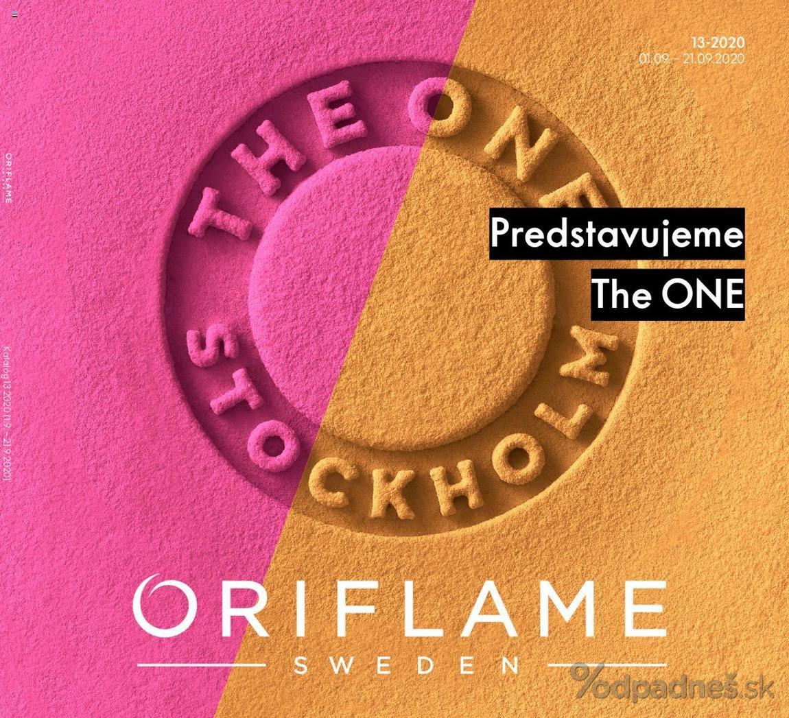 1. stránka Oriflame letáku