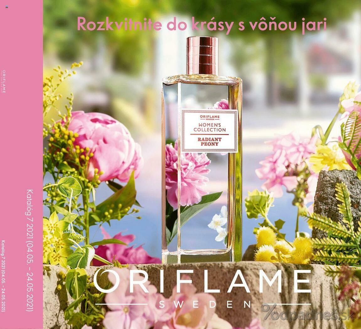1. stránka Oriflame letáku
