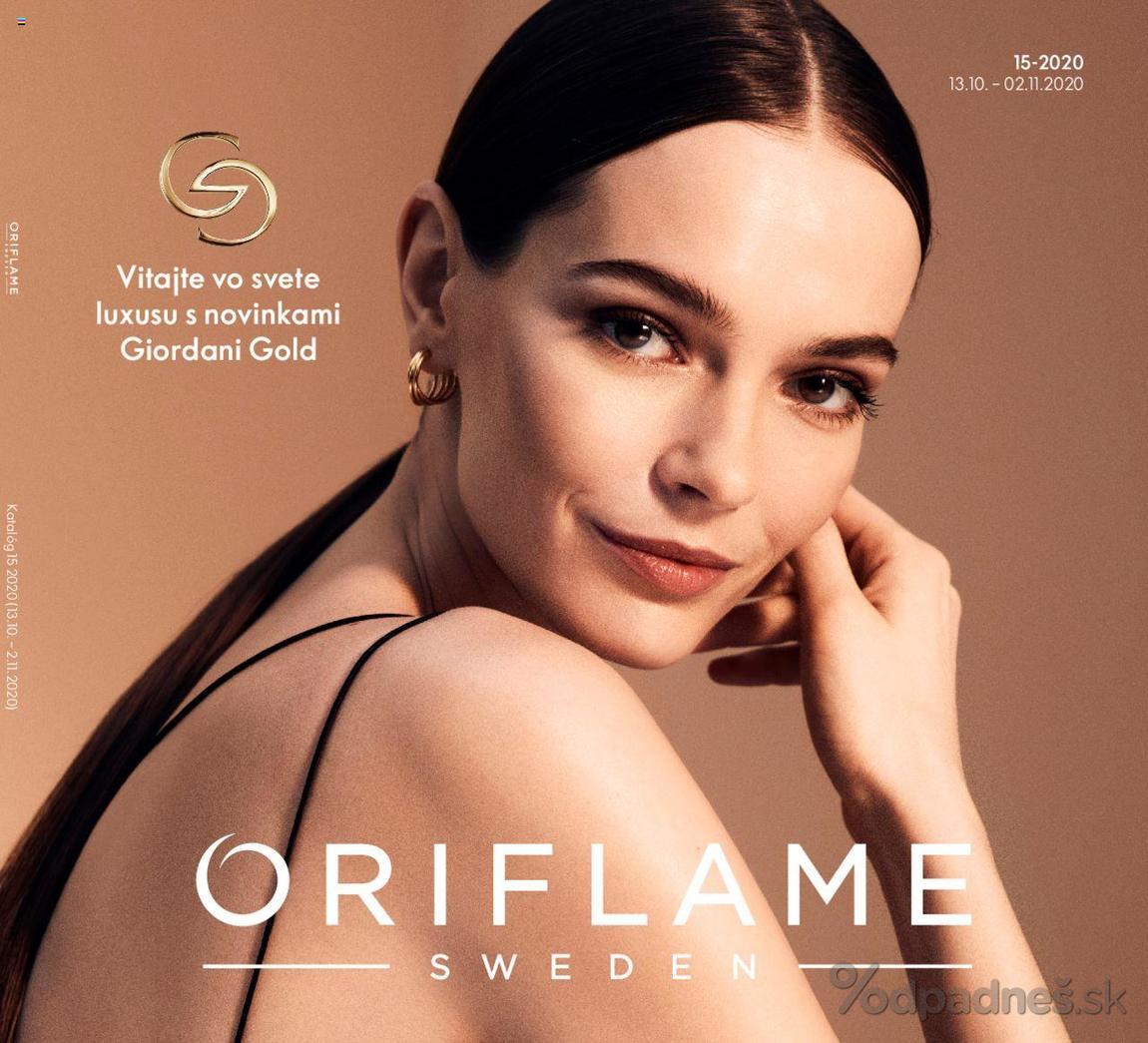 1. stránka Oriflame letáku
