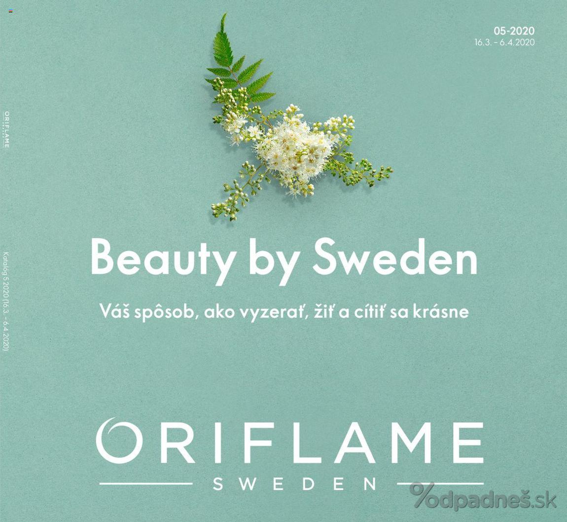 1. stránka Oriflame letáku