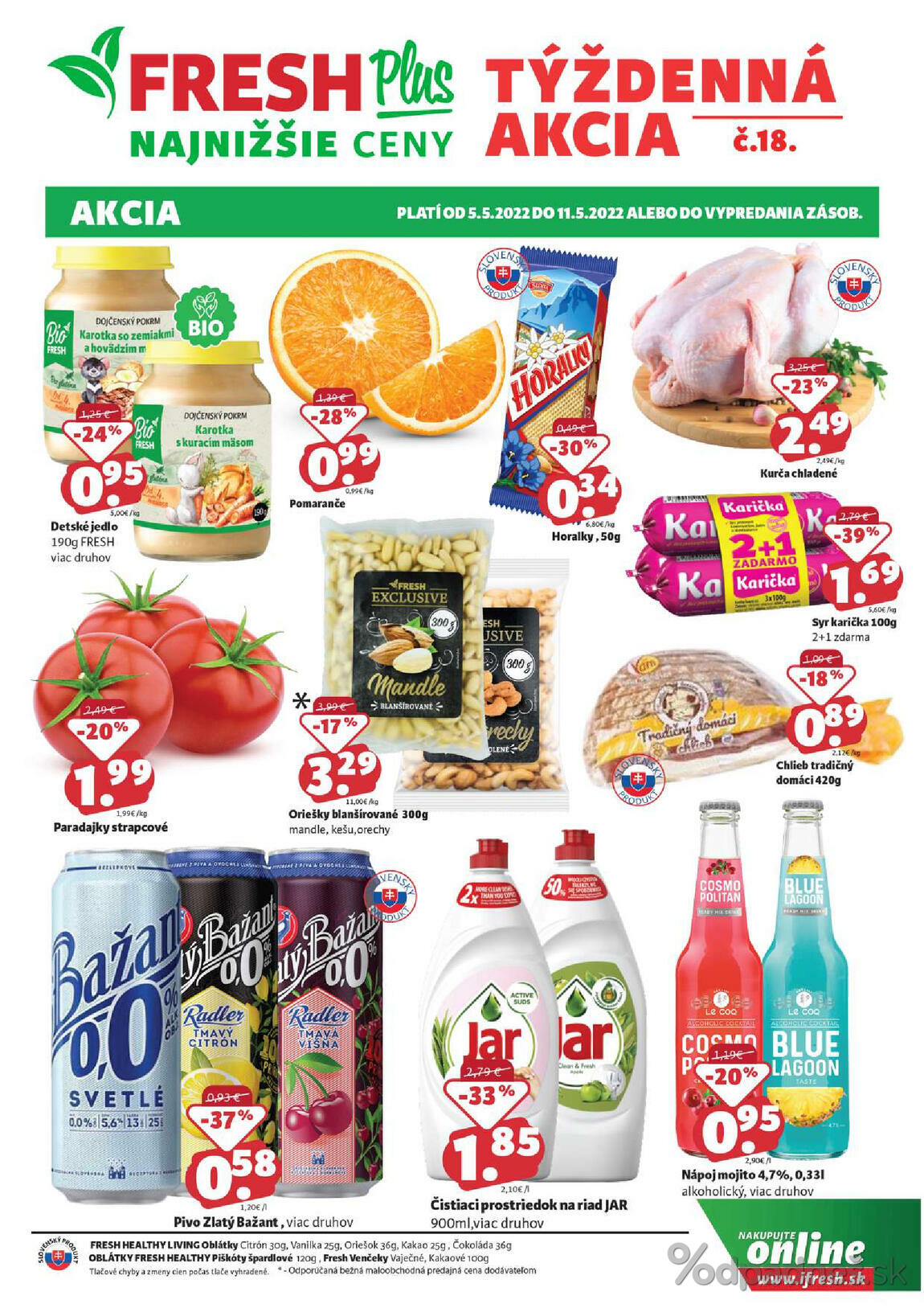 1. stránka Fresh letáku