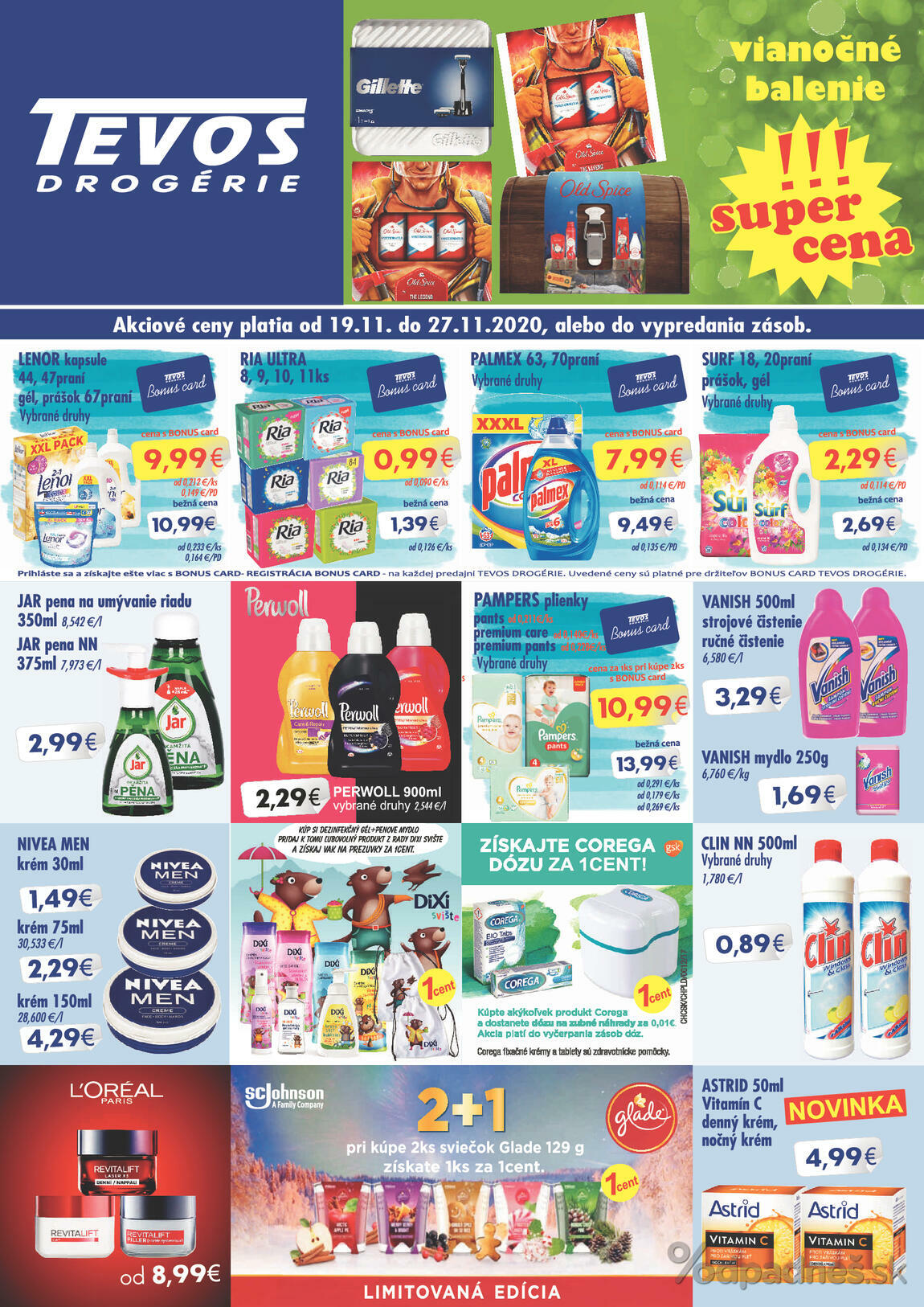 1. stránka Tevos letáku