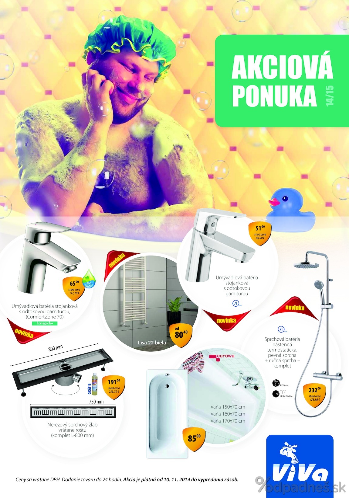 1. stránka Viva letáku