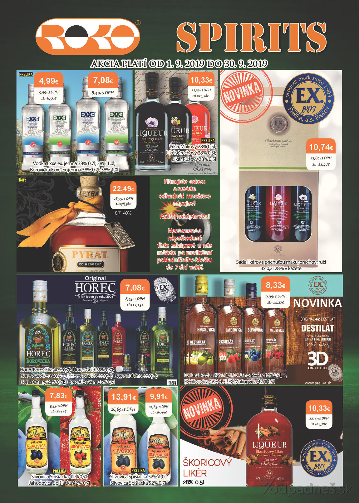 1. stránka Roko.sk letáku