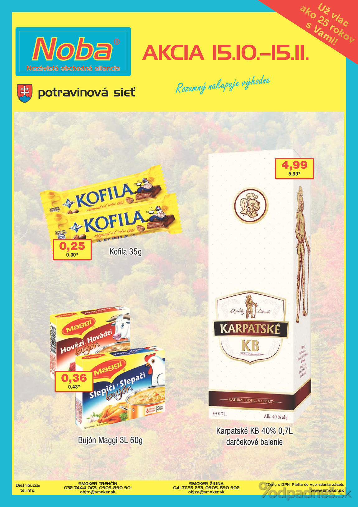 1. stránka Smoker letáku