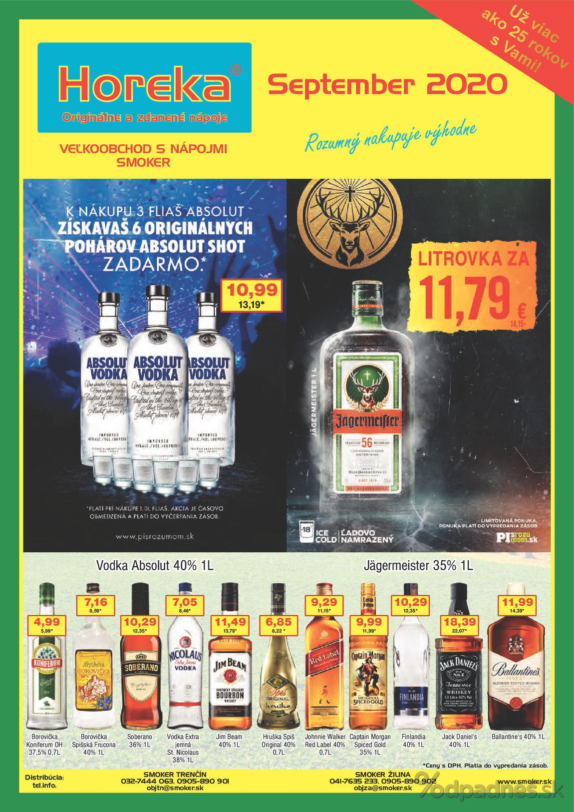 1. stránka Smoker letáku