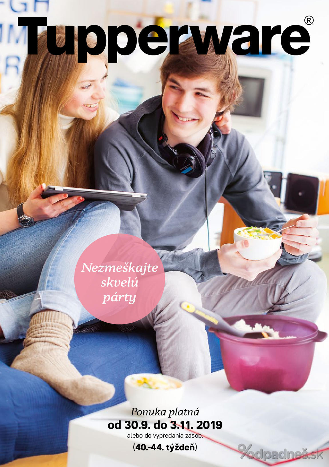 1. stránka Tupperware letáku