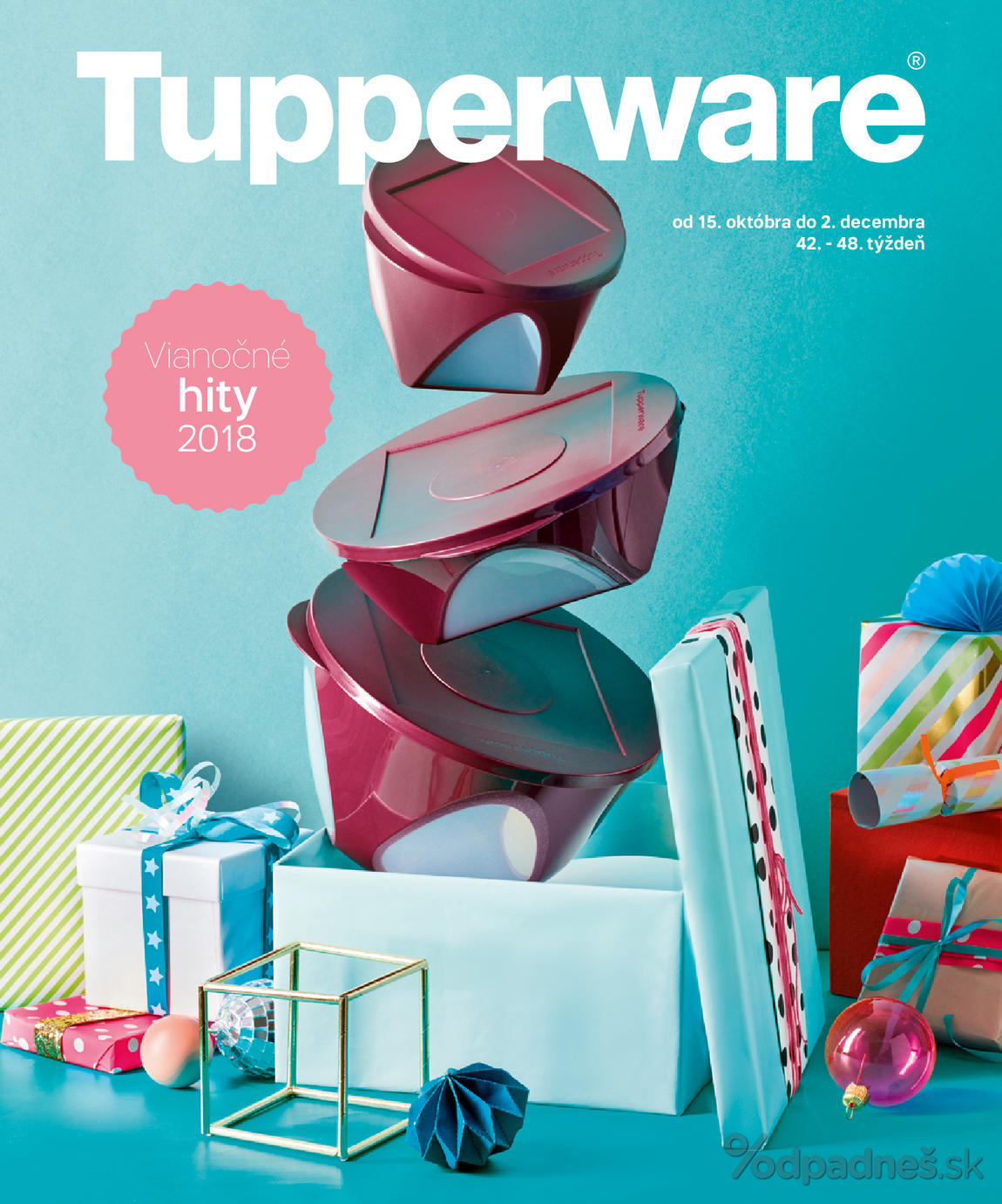 1. stránka Tupperware letáku
