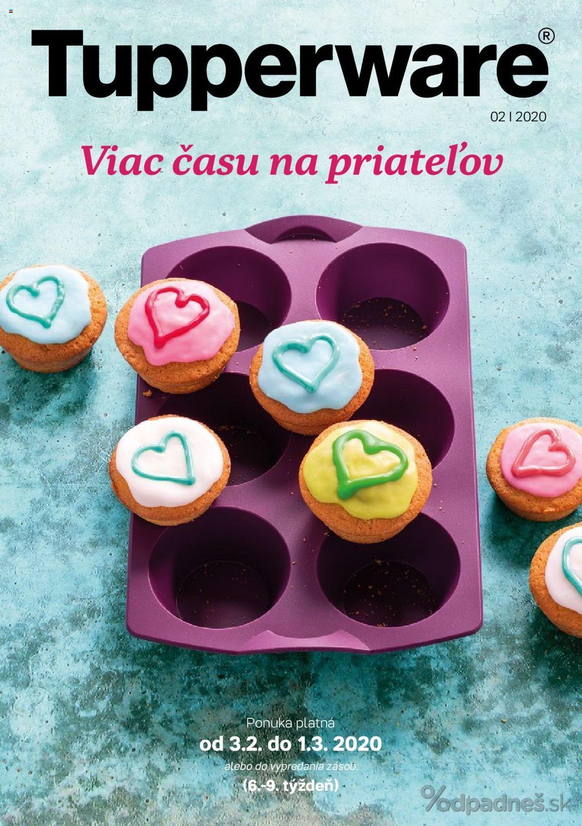 1. stránka Tupperware letáku