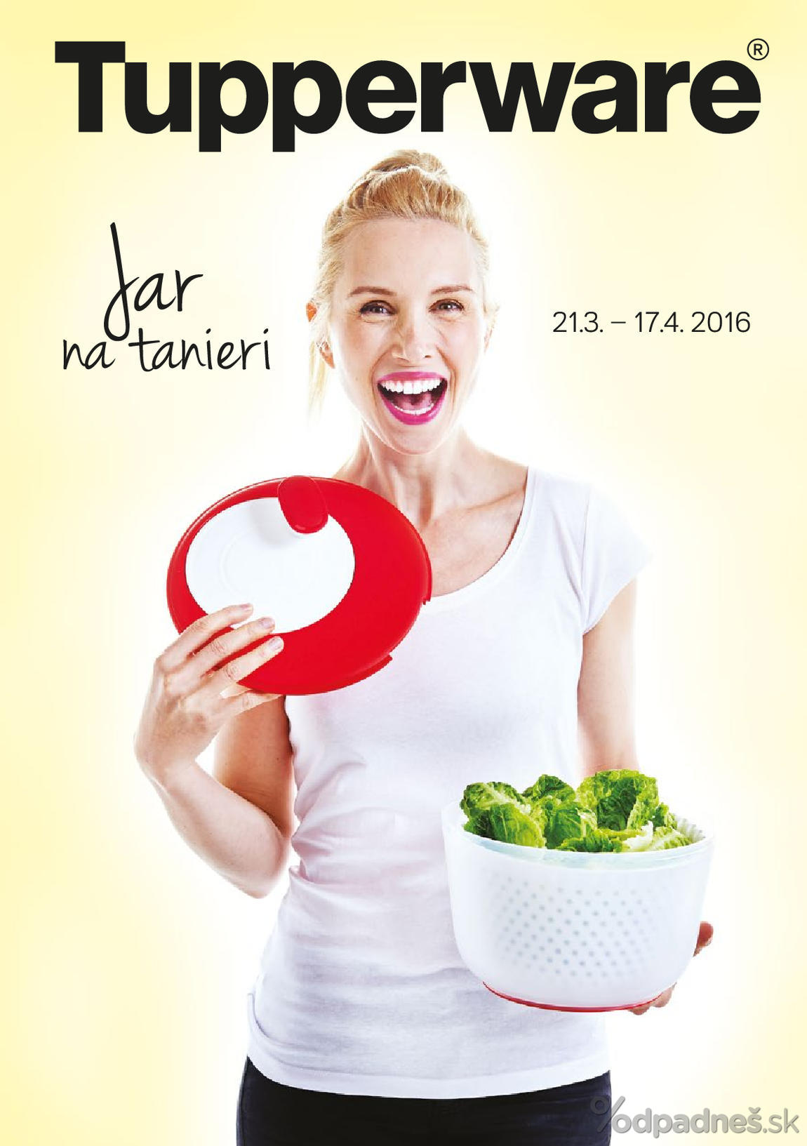 1. stránka Tupperware letáku