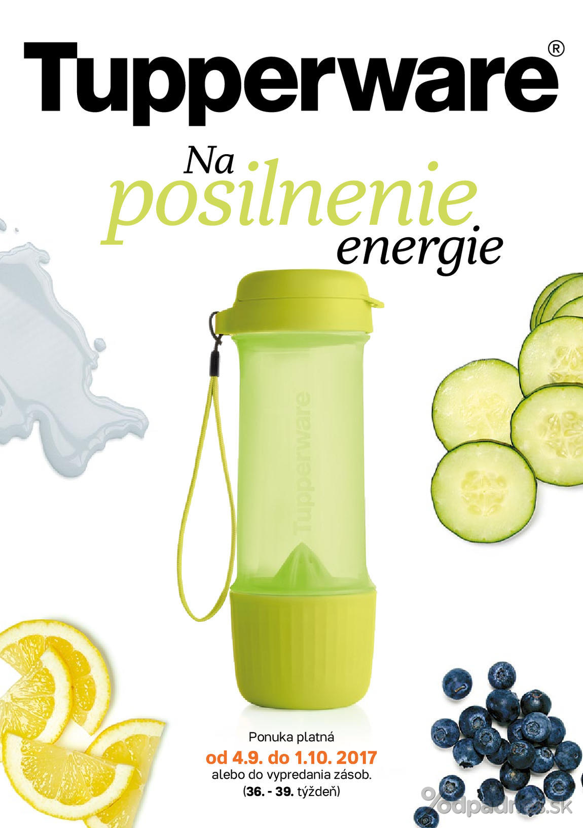 1. stránka Tupperware letáku