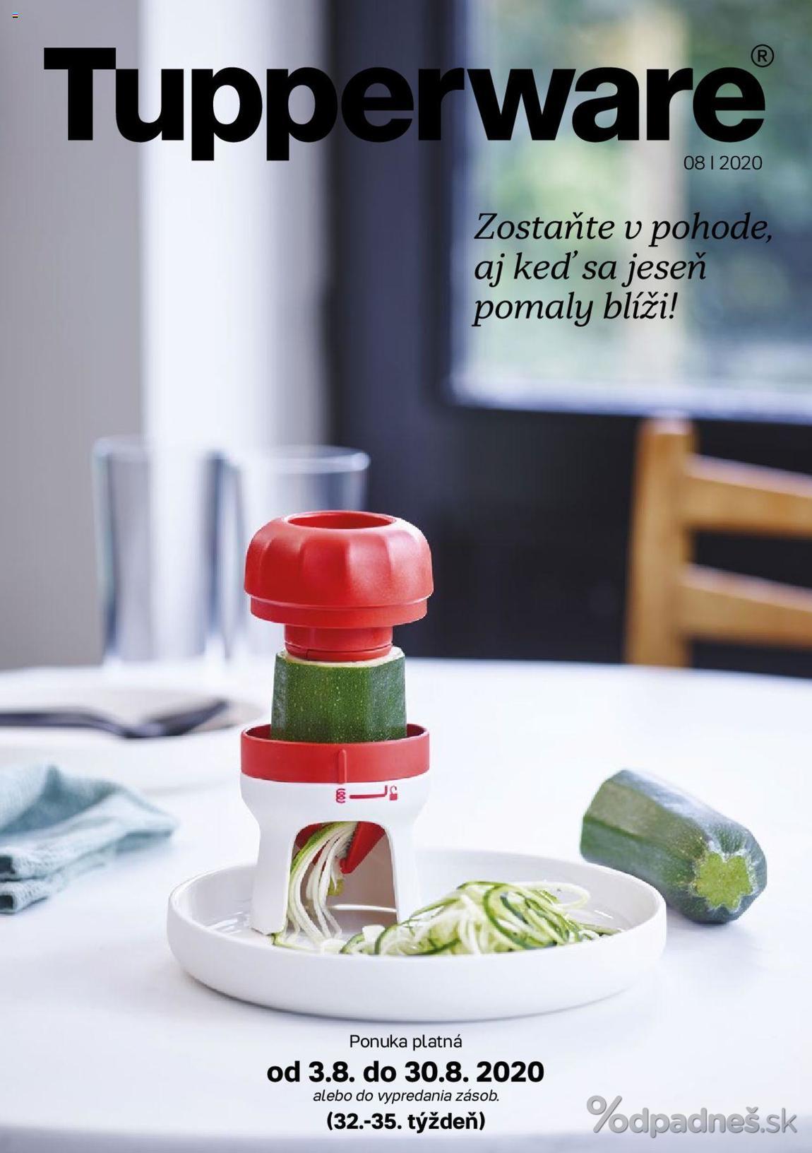 1. stránka Tupperware letáku