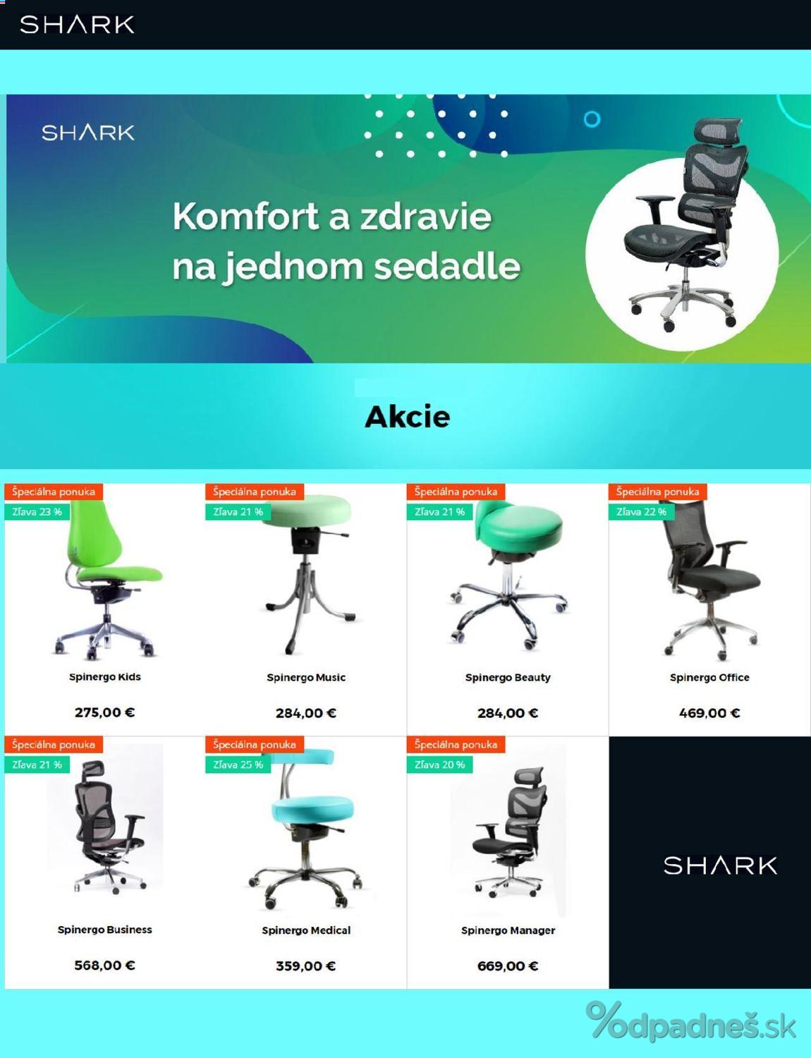 1. stránka Shark letáku