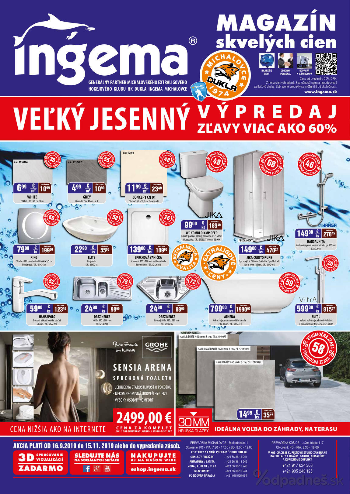 1. stránka Ingema letáku