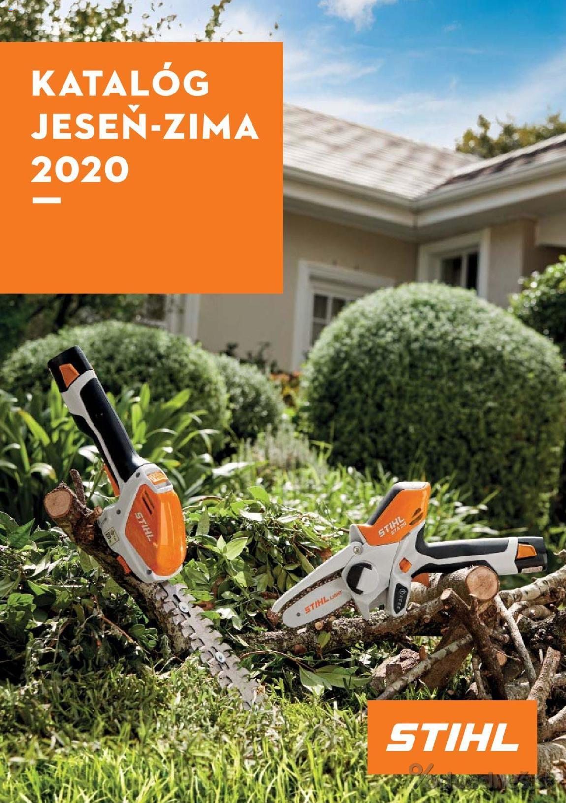 1. stránka Stihl letáku