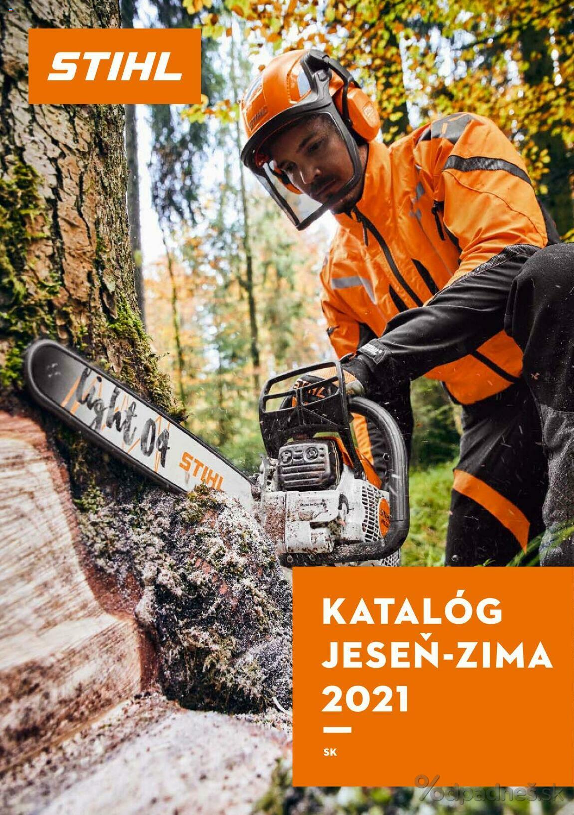 1. stránka Stihl letáku