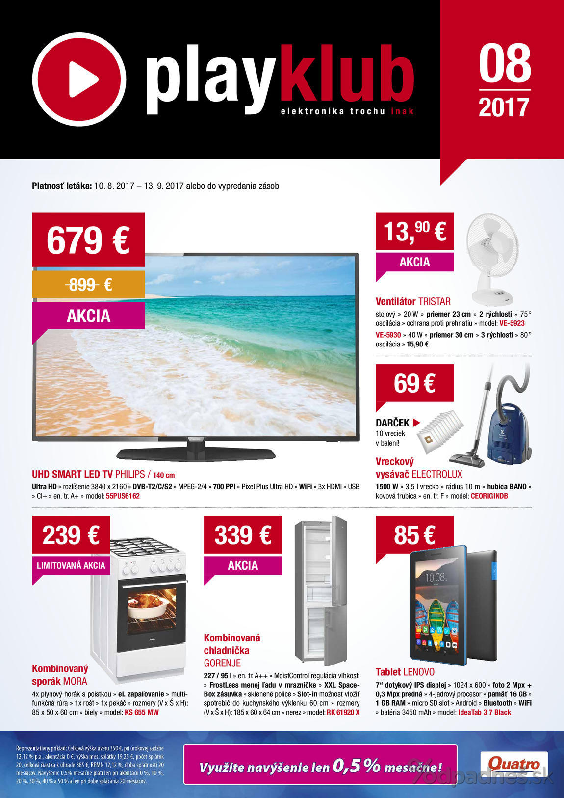 1. stránka Playklub letáku